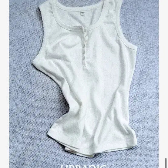 [BUNJANG] Urbannest Iris Sleeveless White S / 얼바닉30 아이리스 슬리브리스