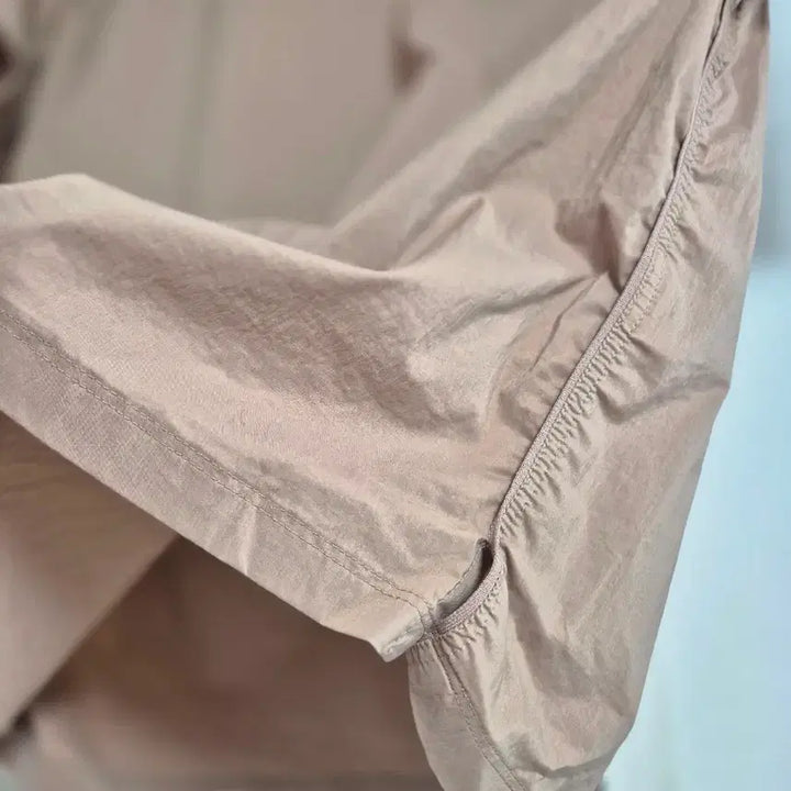 [BUNJANG] DKNY Stretch Woven PK Collar T-Shirt Beige Size 95 / DKNY 스트레치 우븐 PK 카라 티셔츠 95