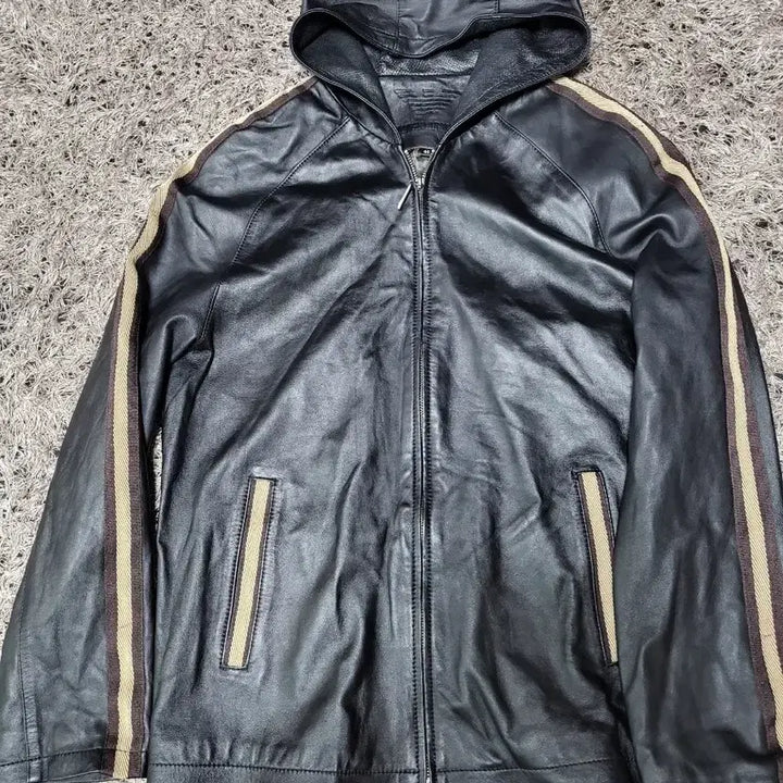 [BUNJANG] Giorgio Armani Lambskin Hooded Jacket / 조르지오 아르마니 후드  램스킨  자켓