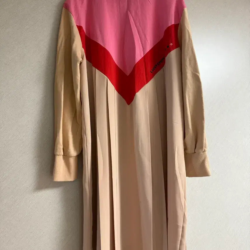 [BUNJANG] Lucky Chouette Pleated Zip-Up Dress / 럭키슈에뜨 플리츠원피스 38사이즈