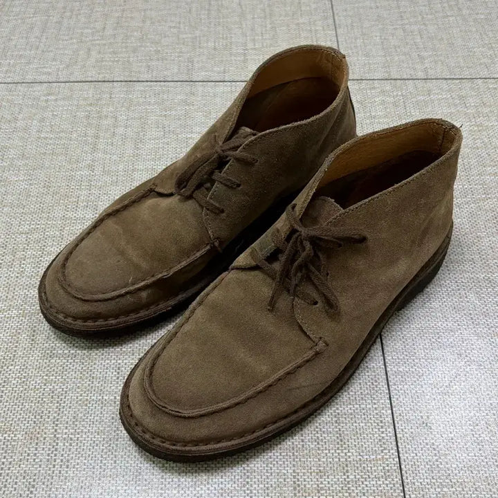 [BUNJANG] Drakes Crosby Moc Toe Boots Tobacco Suede UK 8 / 드레익스 목토 타바코 uk8