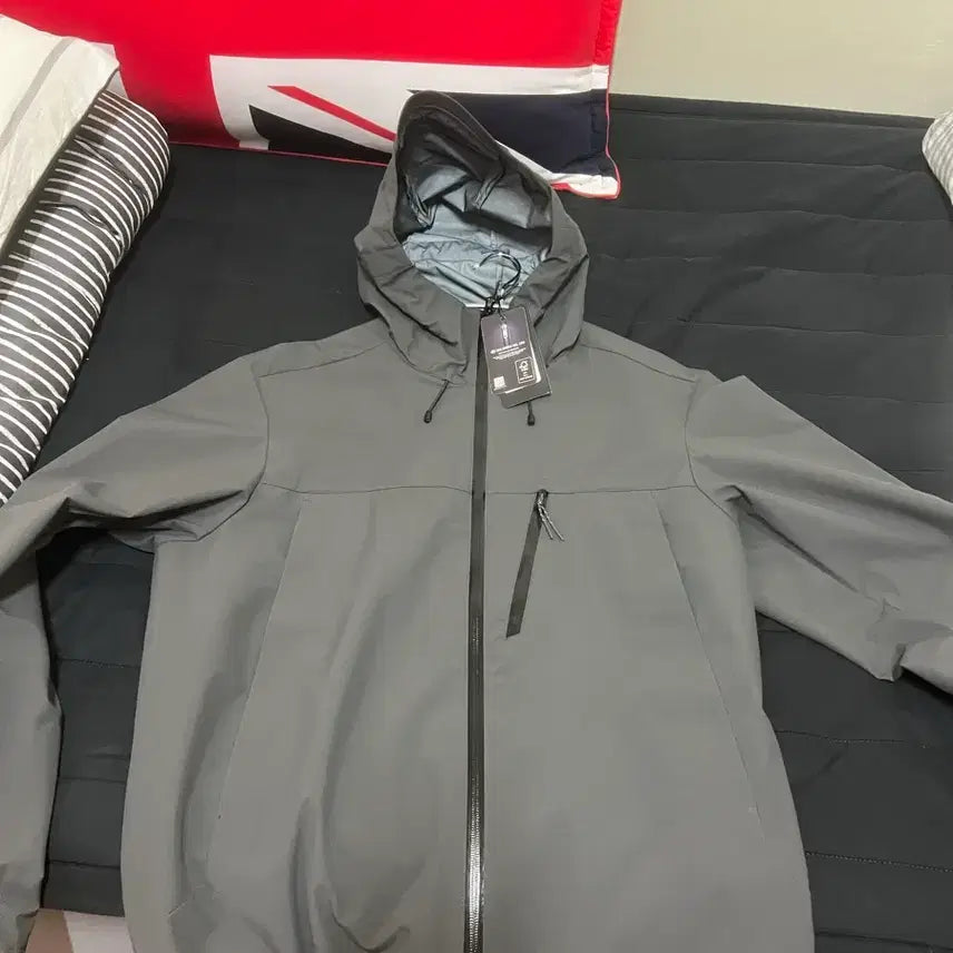 [BUNJANG] Musinsa Standard City Leisure Shelter Windbreaker Jacket Grey L / 무탠다드 시티 레저 쉘터 윈드브레이커 재킷 그레이 L 사이즈
