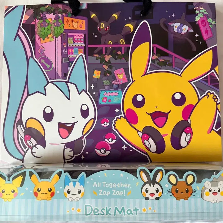 [BUNJANG] Pokemon All Together Zap Zap! Desk Mat (Sealed) / [미개봉] 포켓몬 데스크매트 All Together Zap Zap!