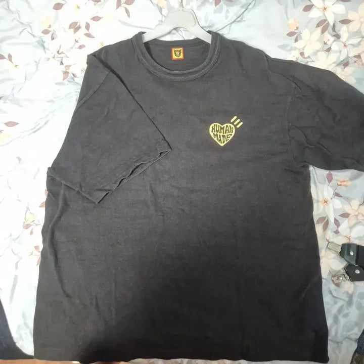 [BUNJANG] Human Made Heart Logo T-Shirt Black 2XL / [정품] 휴먼 메이드 하트 로고 티셔츠 블랙 (2XL)