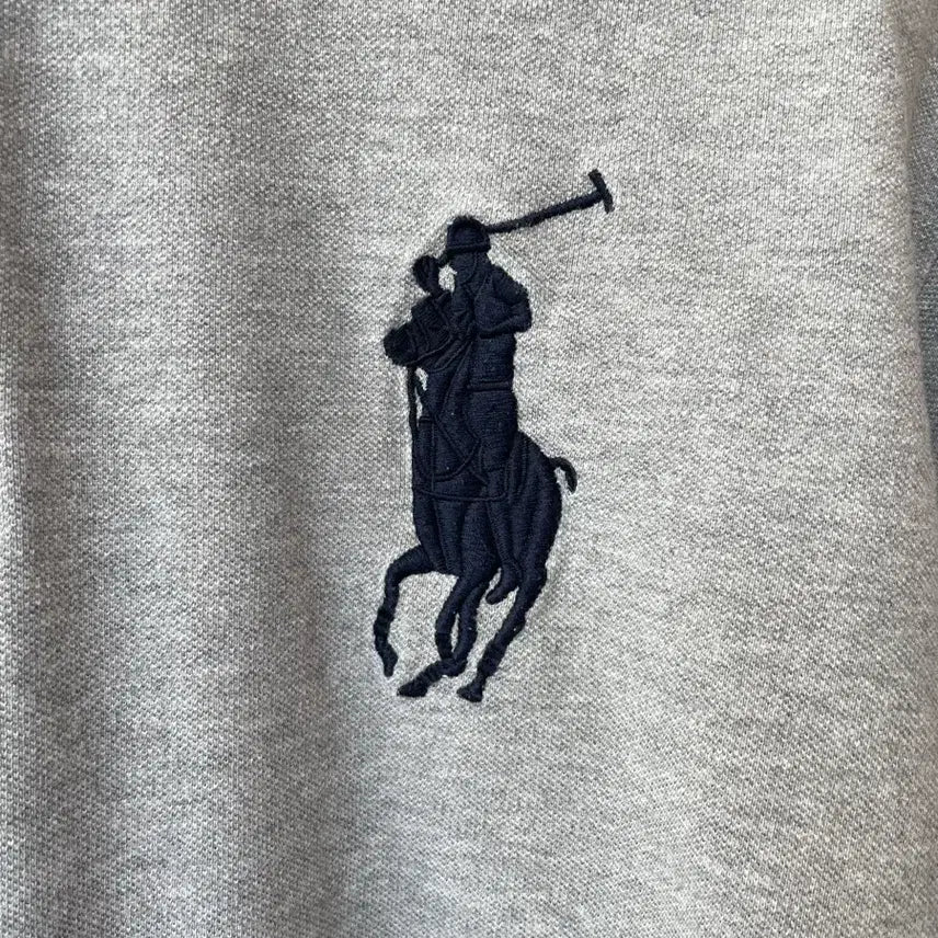 [BUNJANG] Polo Ralph Lauren Grey Short Sleeve Polo Shirt XL / 폴로랄프로렌 회색 반팔 카라티 XL