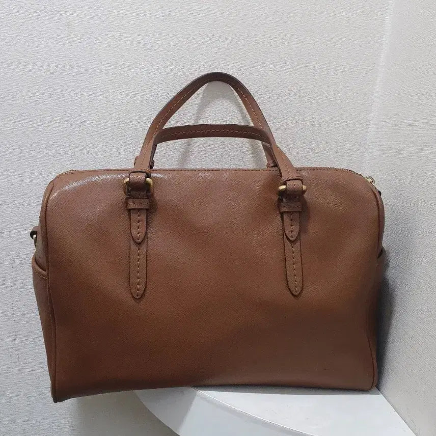 [BUNJANG] Coach Brown Leather Tote Bag / 코치 브라운 가죽 토트백