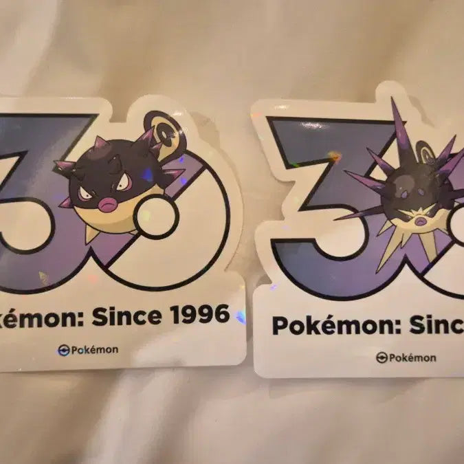 [BUNJANG] Pokemon 30th Anniversary Stickers - Various Characters / 포켓몬 30주년 스티커 침바루 장침바루
