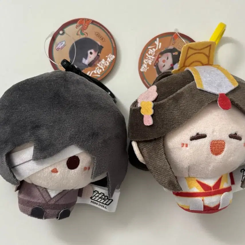 [BUNJANG] Tian Guan Ci Fu Mini Dolls Taizi Yexin, Honghong Bundle Set / 천관사복 미니돌 인형 태자열신, 홍홍아 일괄