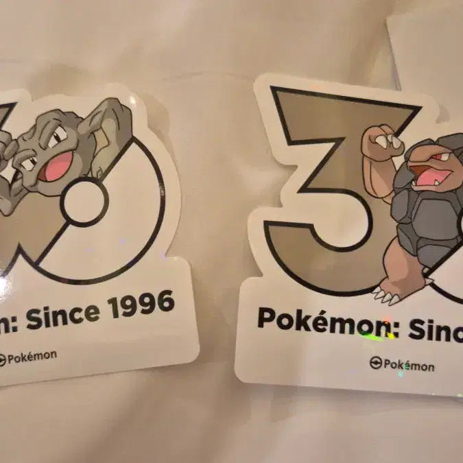 [BUNJANG] Pokemon 30th Anniversary Stickers - Golem, Voltorb / 포켓몬 30주년 스티커 꼬마돌 딱구리