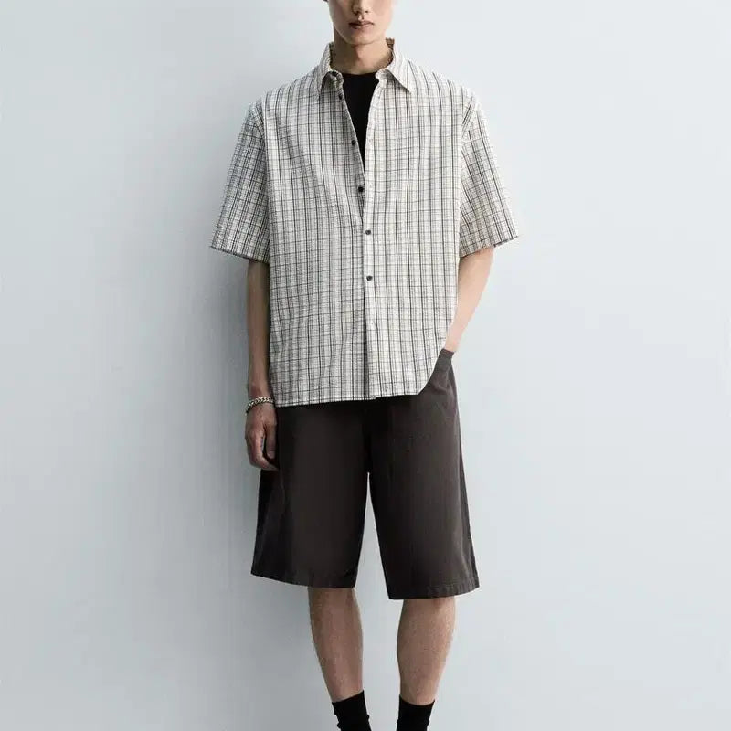 [BUNJANG] ZARA Seersucker Shirt XL / <미착용 새상품> ZARA 자라 시어서커 셔츠, XL