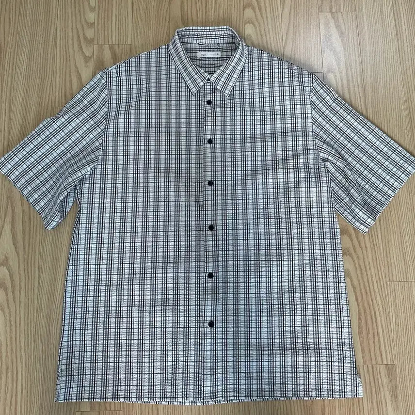 [BUNJANG] ZARA Seersucker Shirt XL / <미착용 새상품> ZARA 자라 시어서커 셔츠, XL