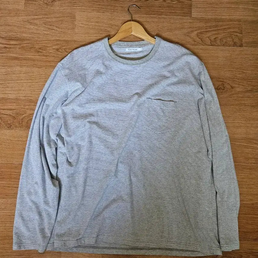 [BUNJANG] Steadyverywhere Stripe Long Sleeve T-Shirt / 스테디에브리웨어 스트라이프 긴팔 티셔츠