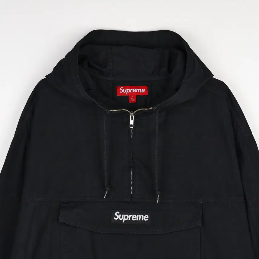 [BUNJANG] Supreme Cotton Utility Anorak Black / [L] 슈프림 코튼 유틸리티 아노락 블랙 - 24SS
