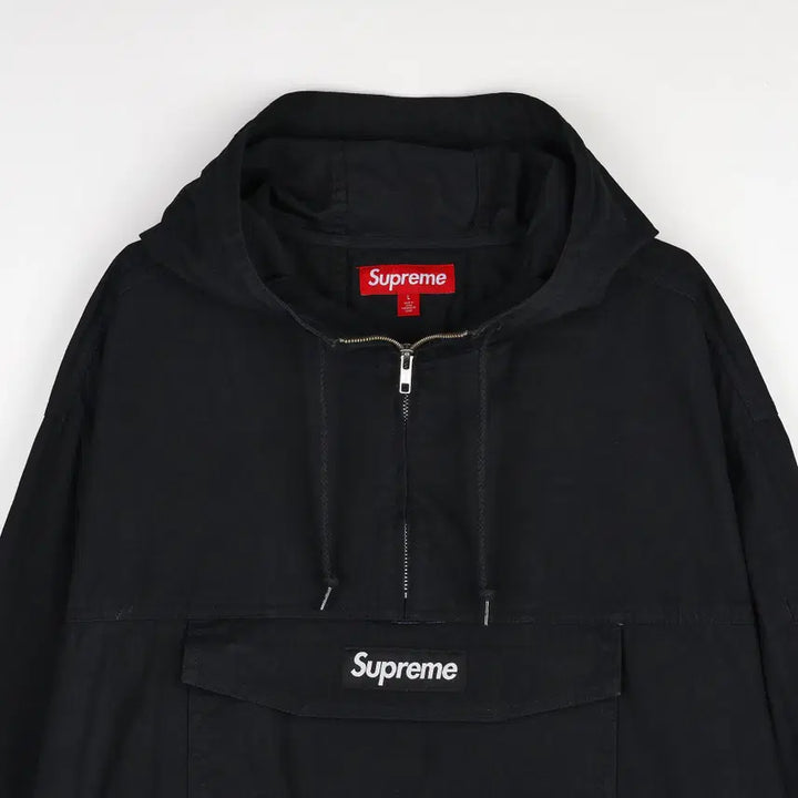 [BUNJANG] Supreme Cotton Utility Anorak Black / [L] 슈프림 코튼 유틸리티 아노락 블랙 - 24SS