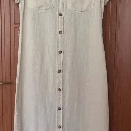 [BUNJANG] Zara Linen Shirt Dress / 자라 린넨 셔츠형 원피스