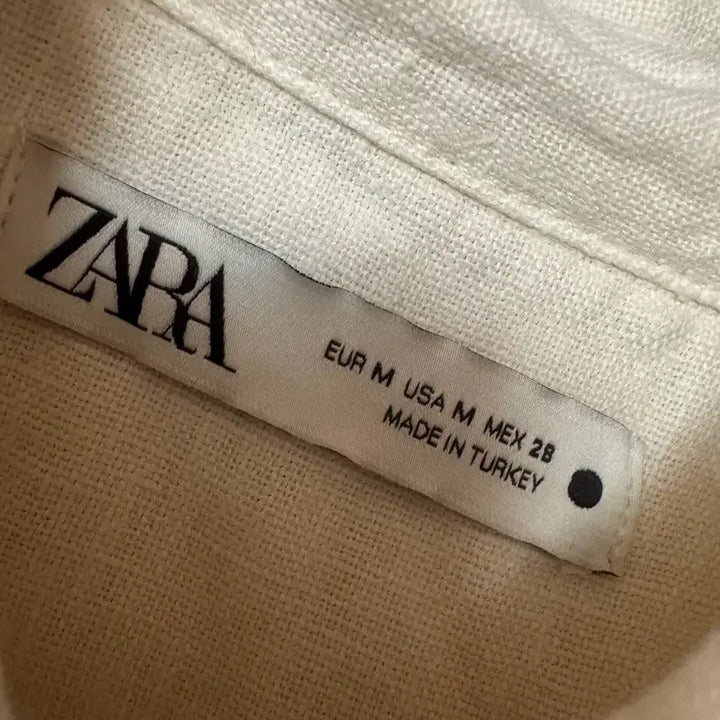 [BUNJANG] Zara Linen Shirt Dress / 자라 린넨 셔츠형 원피스