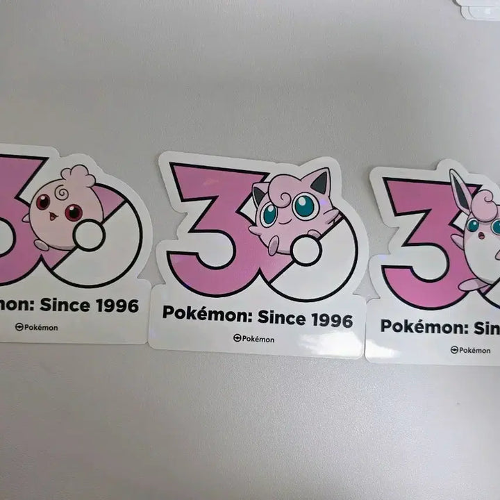 [BUNJANG] Pokemon 30th Anniversary Sticker Set: Purin, Fuwarin, Pururin, Pukurin / 포켓몬 30주년 스티커 푸린 라인 푸푸린 푸린 푸크린 세트
