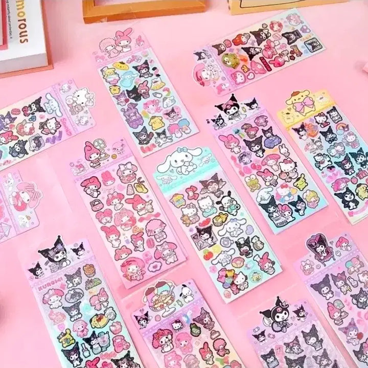 [SOLD OUT] 3장 1,100원] 산리오 홀로그램스티커 처분