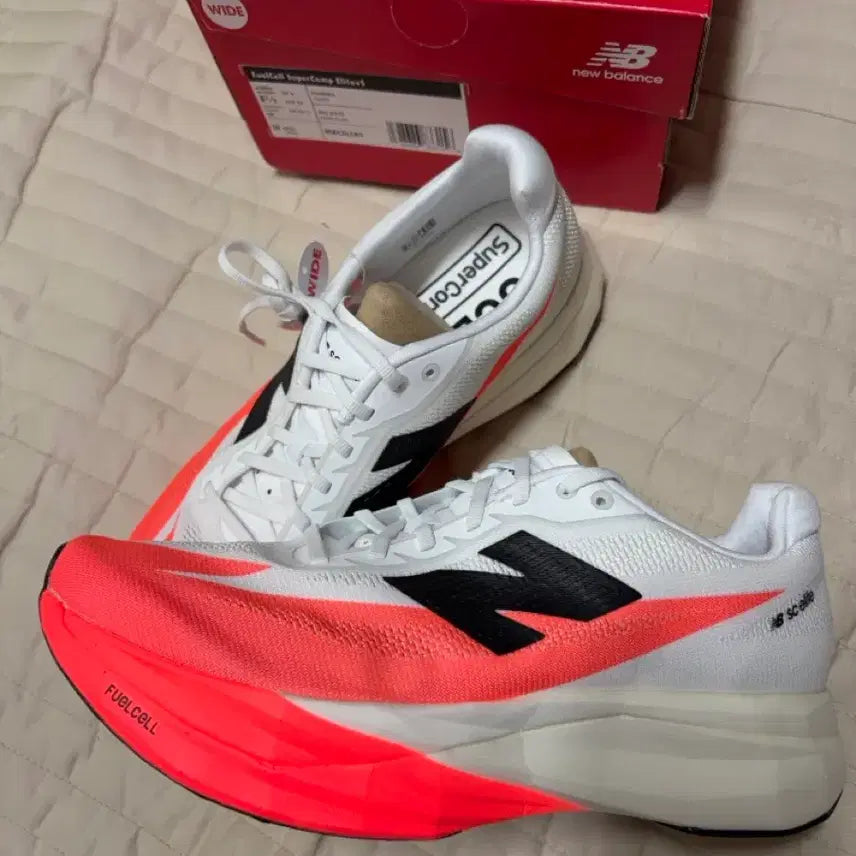 [BUNJANG] New Balance FuelCell SC Elite V5 2E Wide 265 / 뉴발란스 퓨어셀 SC 엘리트 V5 265 2E 와이드