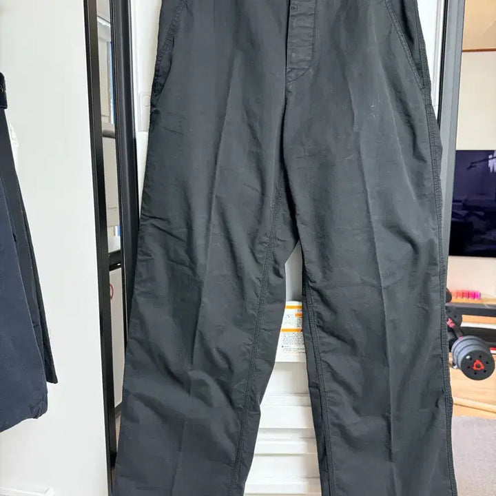 [BUNJANG] Stone Island Logo Patch Wide Fit Pants Black / 스톤아일랜드 로고패치 와이드 루즈핏 팬츠 블랙 29사이즈 팔아요