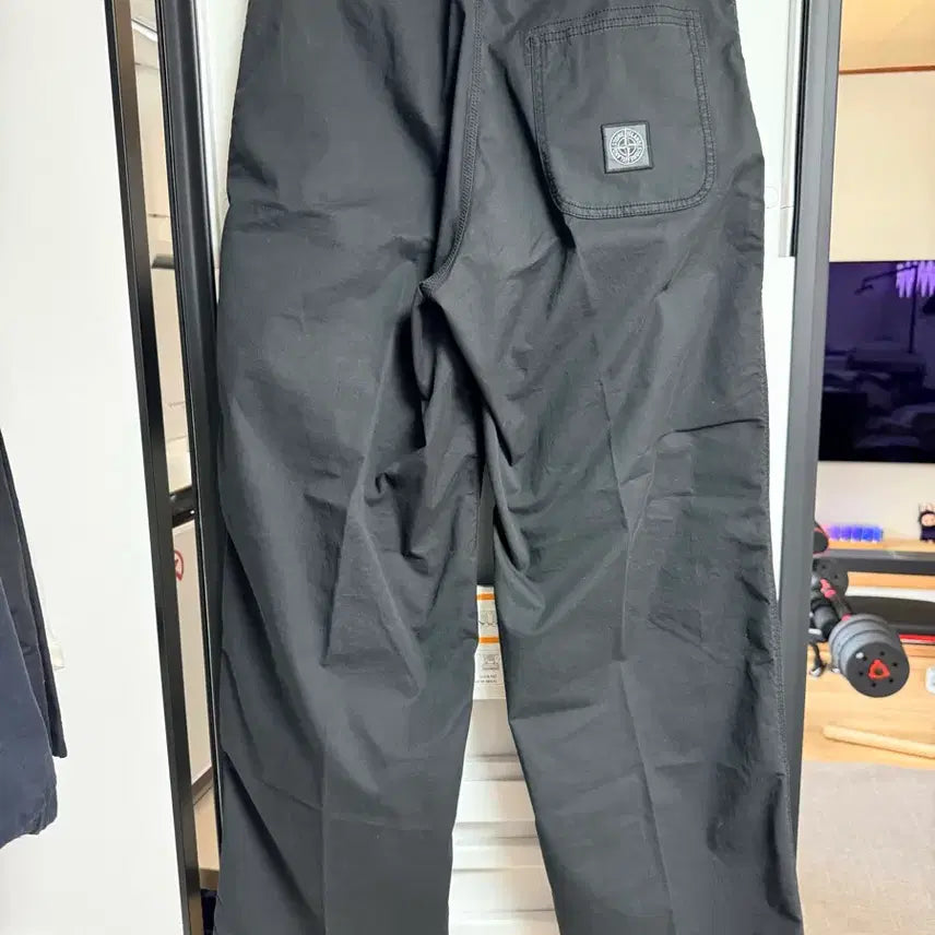 [BUNJANG] Stone Island Logo Patch Wide Fit Pants Black / 스톤아일랜드 로고패치 와이드 루즈핏 팬츠 블랙 29사이즈 팔아요
