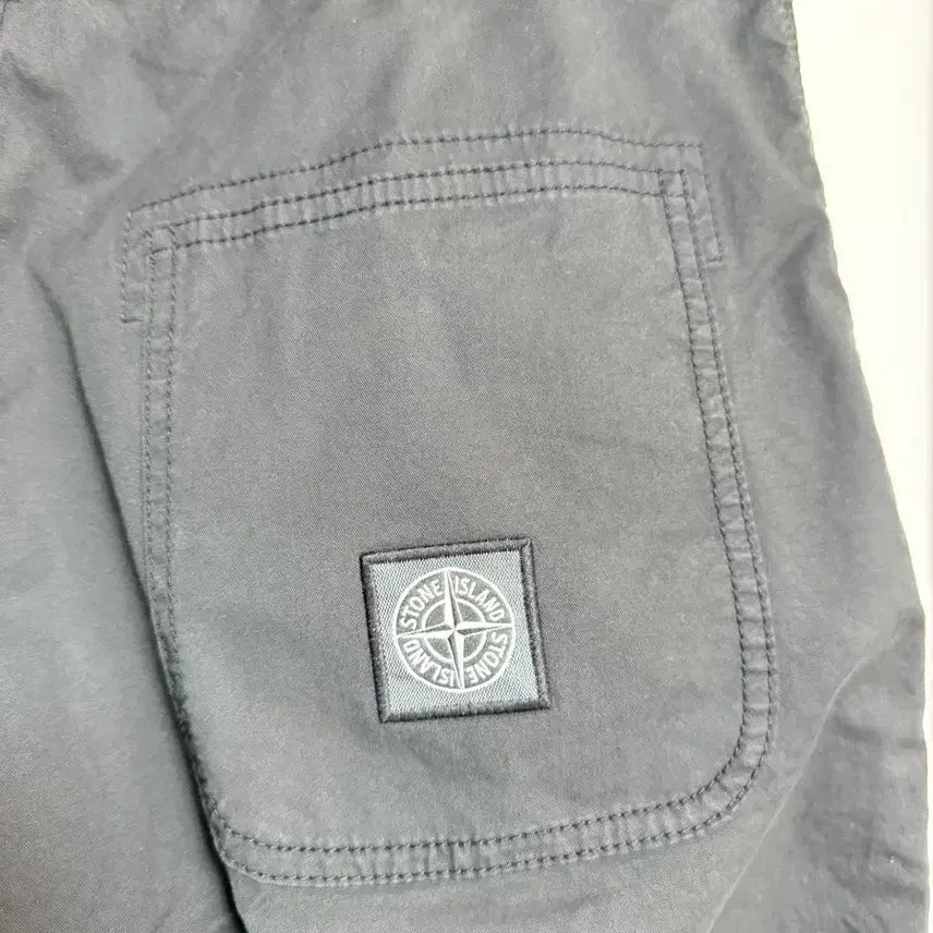 [BUNJANG] Stone Island Logo Patch Wide Fit Pants Black / 스톤아일랜드 로고패치 와이드 루즈핏 팬츠 블랙 29사이즈 팔아요