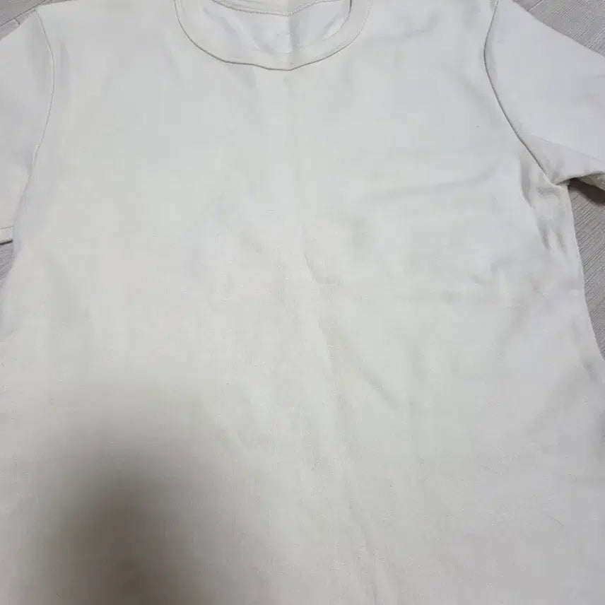 [BUNJANG] YUMER Half Sleeve T-Shirt Butter Yellow / 유메르 티셔츠