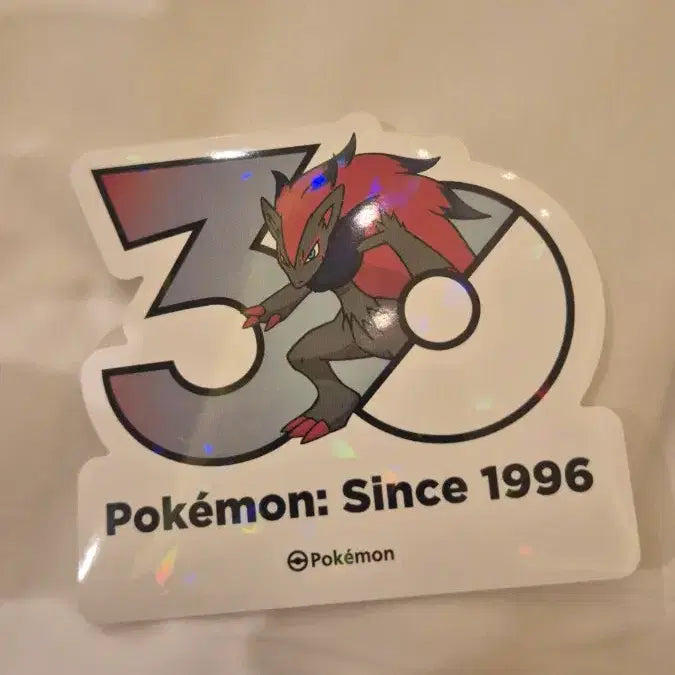 [BUNJANG] Pokemon 30th Anniversary Stickers / 포켓몬 30주년 스티커 조로아크