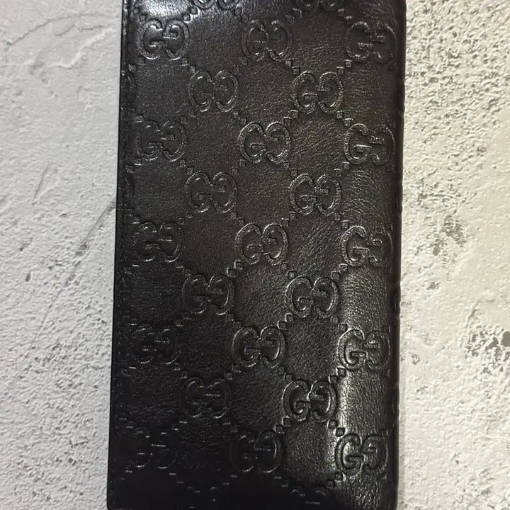 [BUNJANG] Gucci GG Logo Long Wallet Black / 구찌 GG 로고 장지갑 블랙