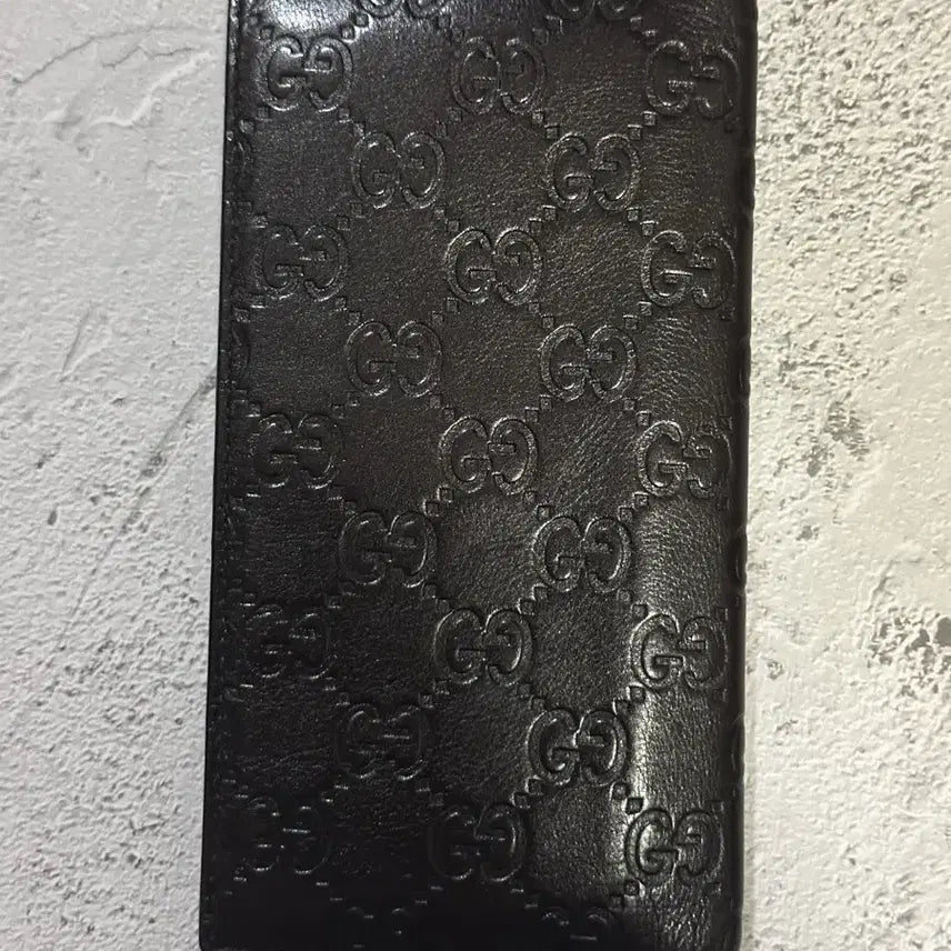 [BUNJANG] Gucci GG Logo Long Wallet Black / 구찌 GG 로고 장지갑 블랙