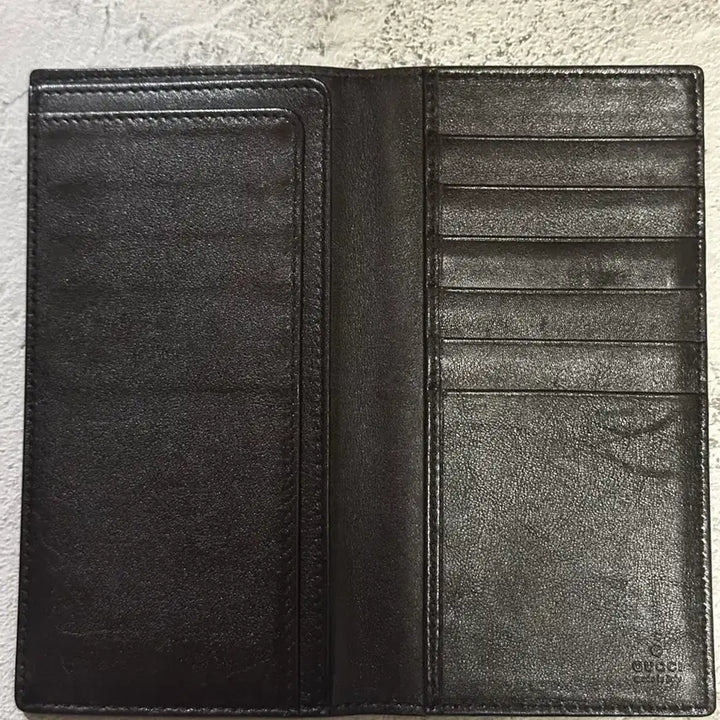 [BUNJANG] Gucci GG Logo Long Wallet Black / 구찌 GG 로고 장지갑 블랙