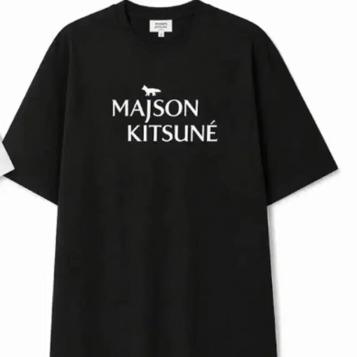 [BUNJANG] Maison Kitsuné Black Short Sleeve T-Shirt XL Sealed / 한정상품*메종키츠네 블랙 반팔 티셔츠 XL 미개봉 새상품