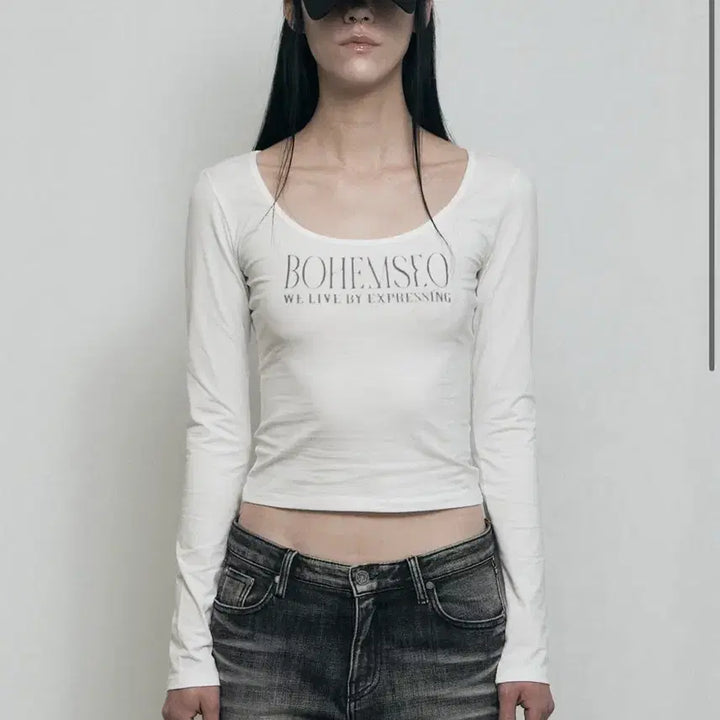 [BUNJANG] Bohemian Seoul Pale Printed Long Sleeve M / 보헤미안서울 보헴서 페일 프린티드 롱슬리브 M