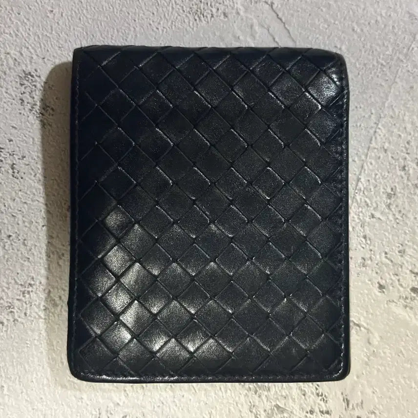 [BUNJANG] Bottega Veneta Intrecciato Bi-fold Wallet Black / 보테가 인트레치아토 반지갑 블랙