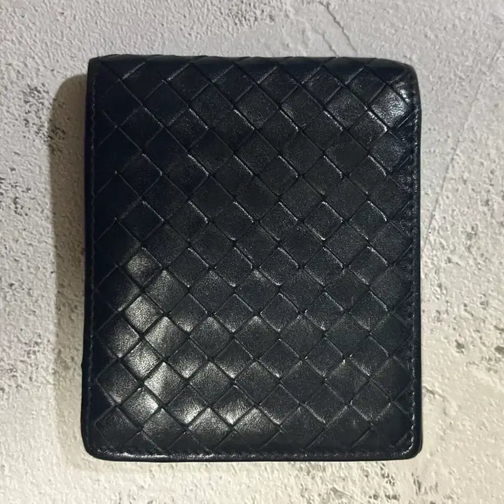 [BUNJANG] Bottega Veneta Intrecciato Bi-fold Wallet Black / 보테가 인트레치아토 반지갑 블랙