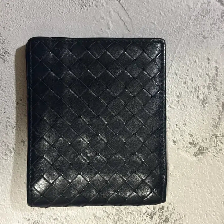 [BUNJANG] Bottega Veneta Intrecciato Bi-fold Wallet Black / 보테가 인트레치아토 반지갑 블랙
