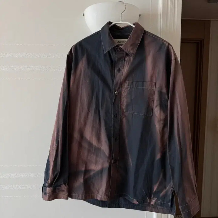 [BUNJANG] Jiyong Kim 22AW Sun Bleach Shirt Navy / 지용킴 22AW 선블리치 셔츠 네이비
