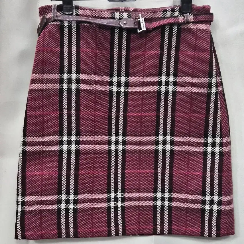 [BUNJANG] Burberry London Blue Label Check Skirt Size 36 / 버버리 런던 블루라벨 체크 스커트 36