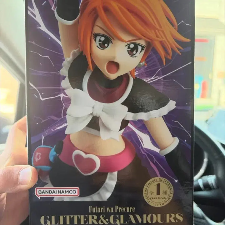 [BUNJANG] PreCure Cure Black Glitter &amp; Glamorous Figure (Sealed) / 최저가 미개봉) 프리큐어 큐어 블랙 피규어