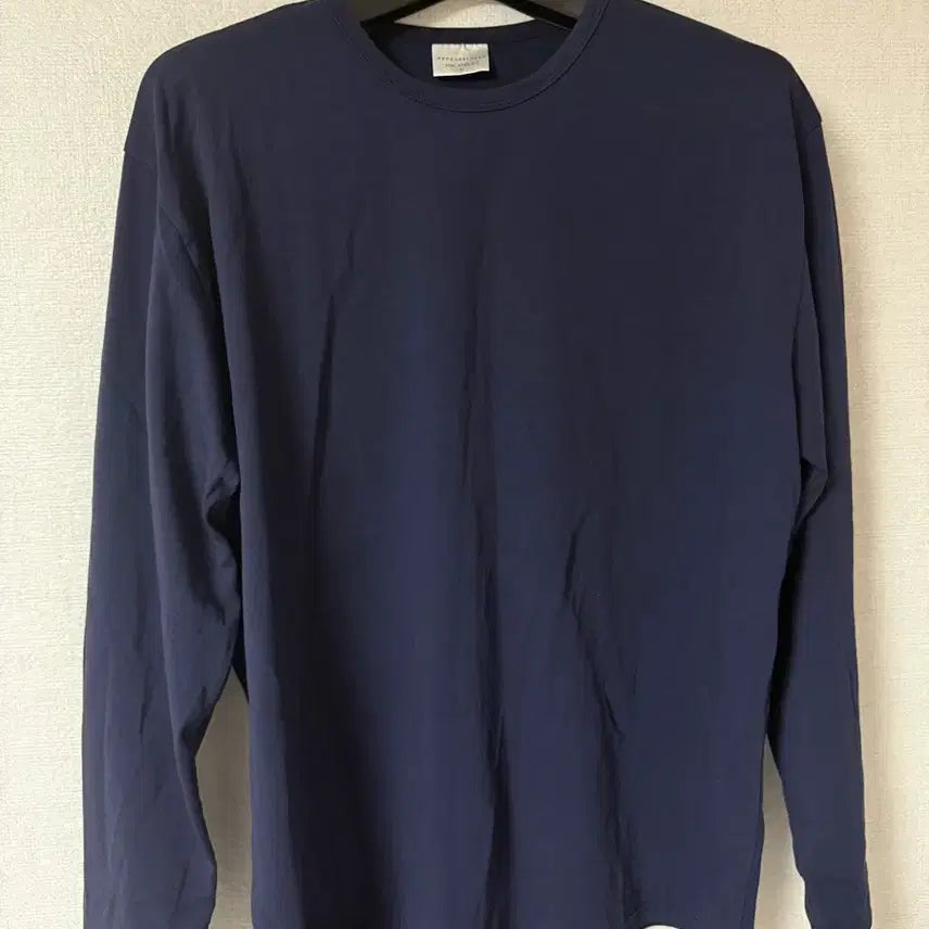 [BUNJANG] Personal Pack Long Sleeve T-Shirt XL Navy / 퍼스널팩 긴팔티 XL 네이비