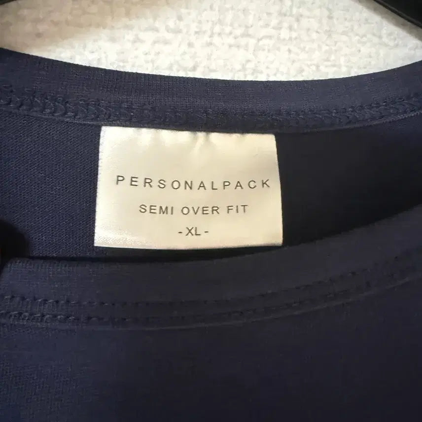 [BUNJANG] Personal Pack Long Sleeve T-Shirt XL Navy / 퍼스널팩 긴팔티 XL 네이비