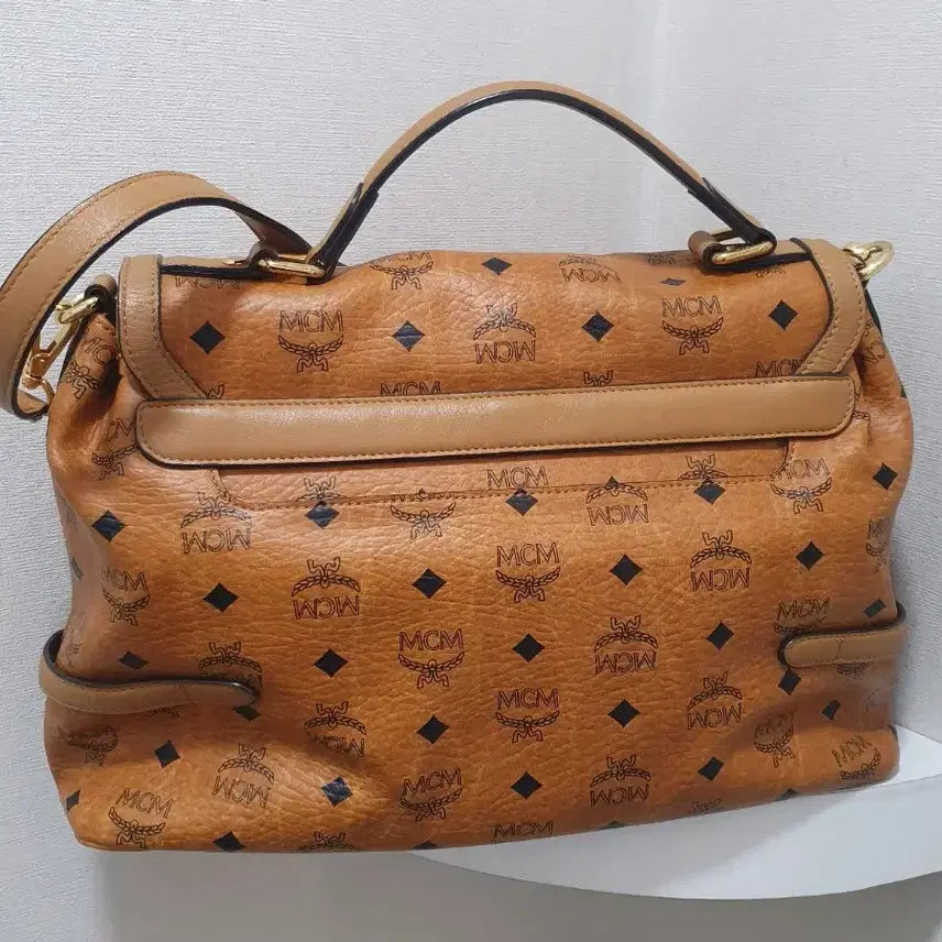 [BUNJANG] MCM Visetos Shoulder Bag Brown / MCM 비세토스 숄더백 브라운