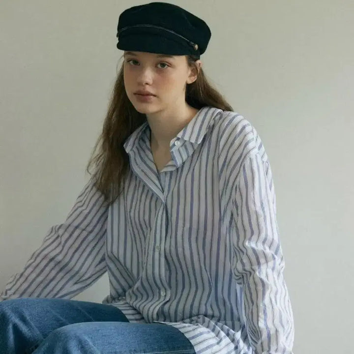 [BUNJANG] Thanat Stripe Shirt / 타낫 스트라이프 셔츠