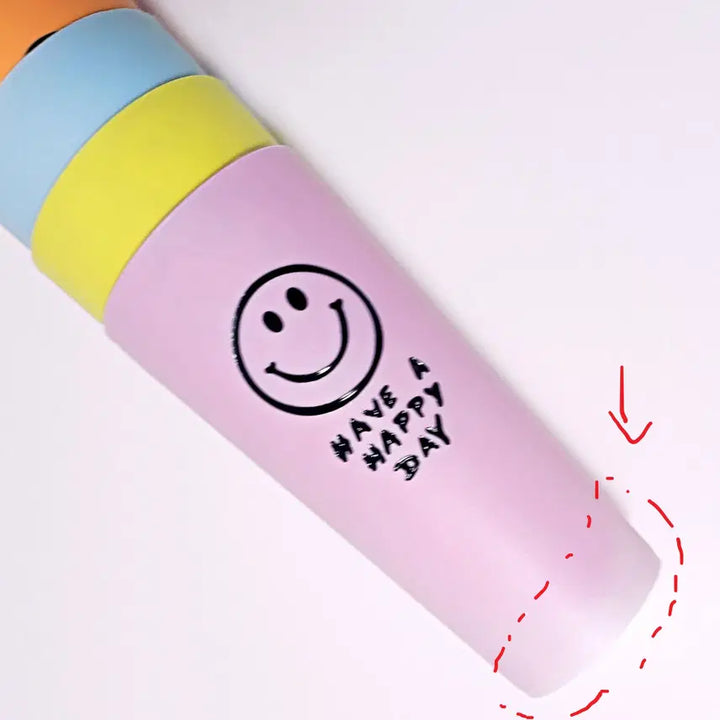 [BUNJANG] Pastel Smile Cup Set (6 Pieces) / 파스텔 스마일 컵 6개 세트