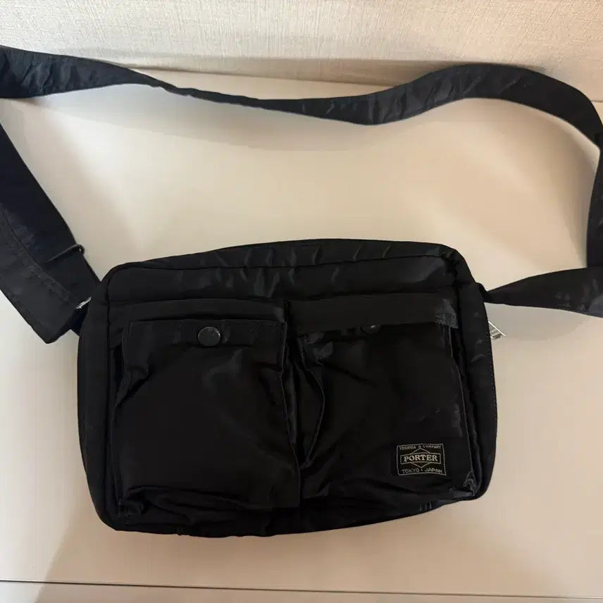 [BUNJANG] Porter Tanker Shoulder Bag Small Black / 포터 탱커 숄더백 스몰 블랙