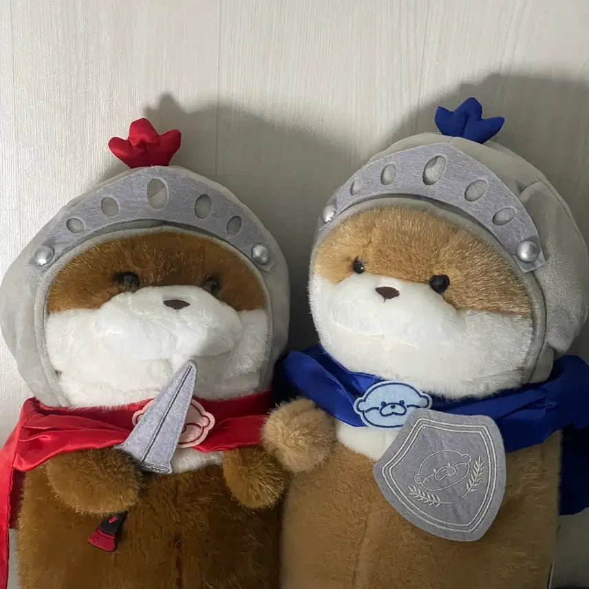[BUNJANG] Woosoo Woosoo 27cm Doll Set (Knight Concept) - Dark Brown &amp; Brown / (세트) 용사 기사 우소우소짱 우소우소 다크브라운 브라운 27cm 인형