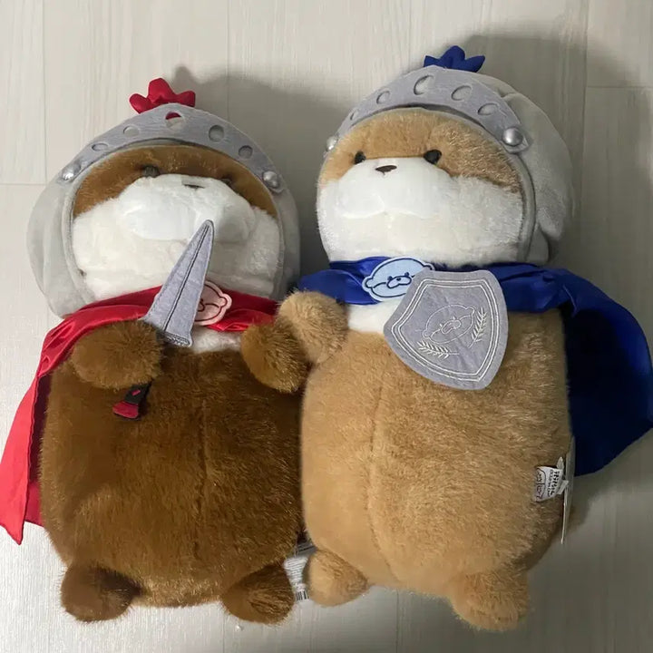 [BUNJANG] Woosoo Woosoo 27cm Doll Set (Knight Concept) - Dark Brown &amp; Brown / (세트) 용사 기사 우소우소짱 우소우소 다크브라운 브라운 27cm 인형