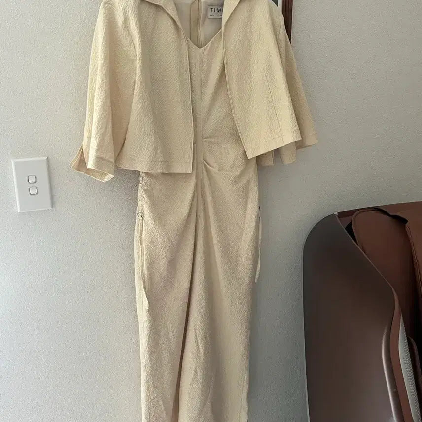 [BUNJANG] TIME Sleeveless Dress Jacket Setup / 타임 슬리브리스원피스 자켓 셋업