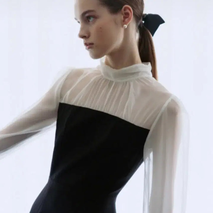[BUNJANG] Bride And You CAROLINE Shirring Detailed Bustier Midi Dress Black / (새상품)브라이드앤유 CAROLINE 원피스