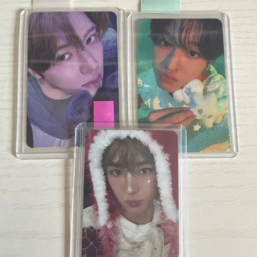 [BUNJANG] NCT WISH Yushi Eros Interos Sion Riku Photocard Bundle Set / 엔위시 초회한정 유우시 티티/에로스 인테로스 시온 리쿠 포카 일괄!